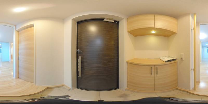 パノラマ画像玄関