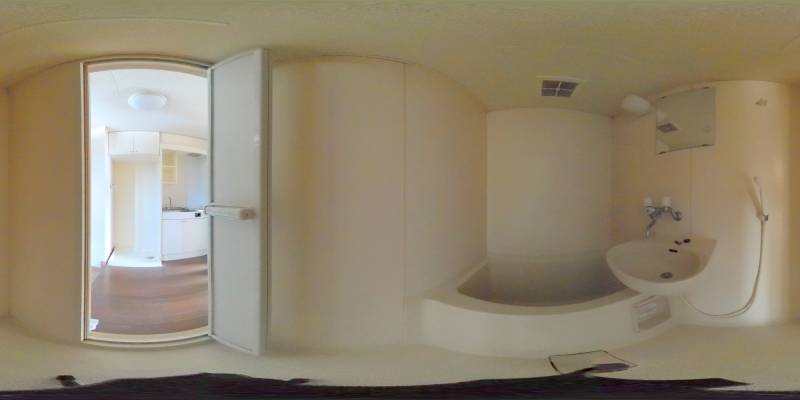 パノラマ画像バスルーム