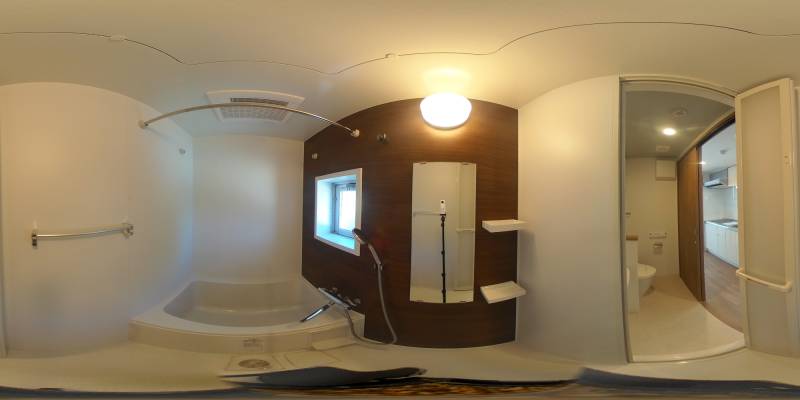 パノラマ画像バスルーム