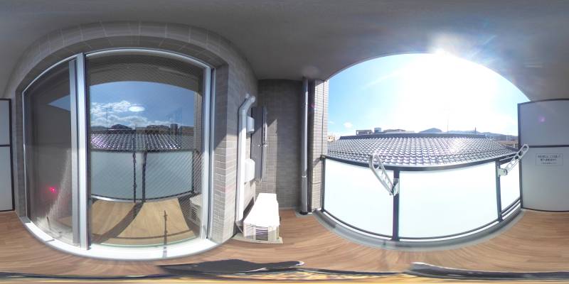 パノラマ画像バスルーム