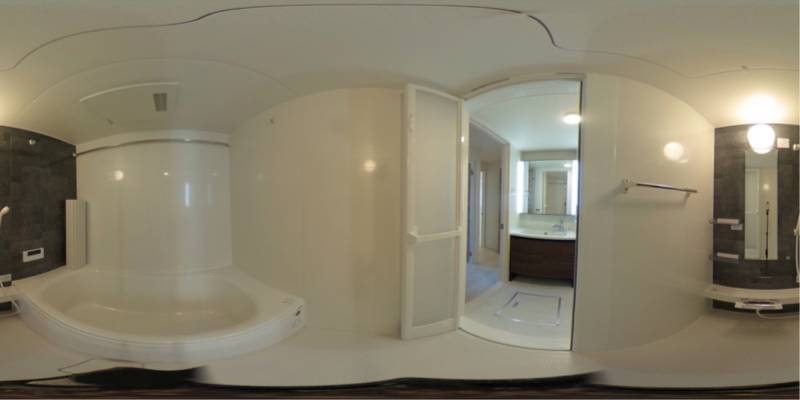 パノラマ画像バスルーム