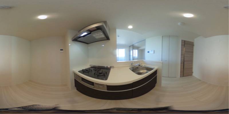 パノラマ画像キッチン