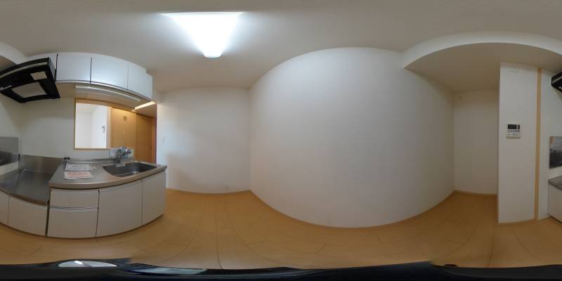 パノラマ画像キッチン