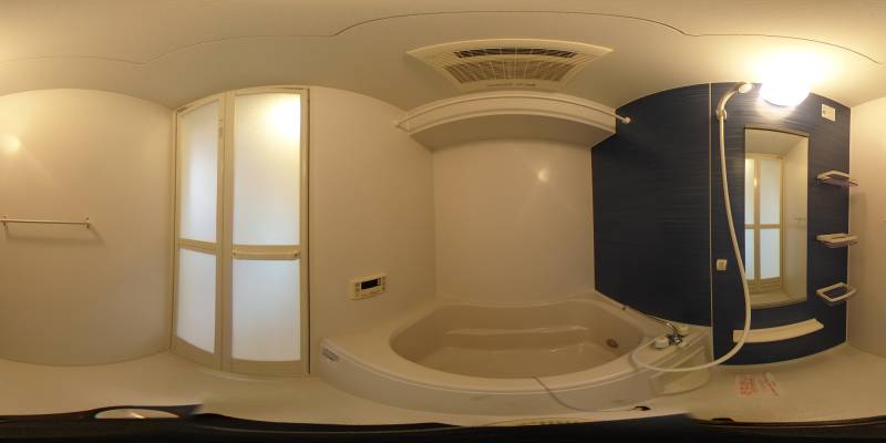 パノラマ画像バスルーム