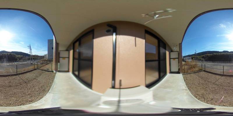 パノラマ画像庭