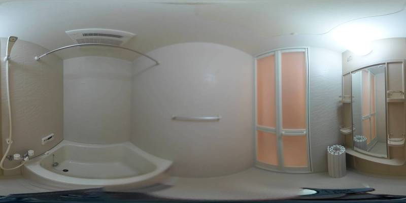 パノラマ画像バスルーム