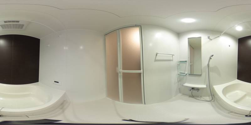 パノラマ画像バスルーム