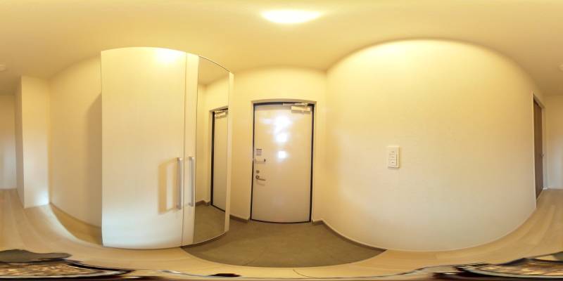 パノラマ画像玄関