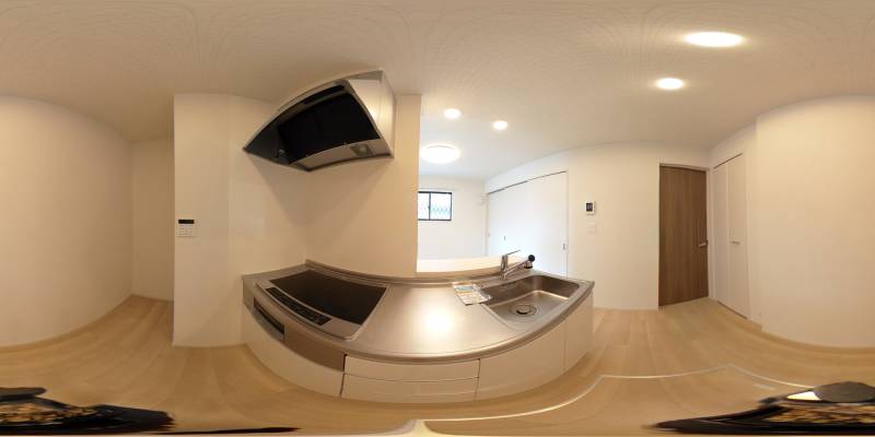 パノラマ画像キッチン