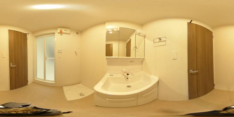 パノラマ画像洗面所