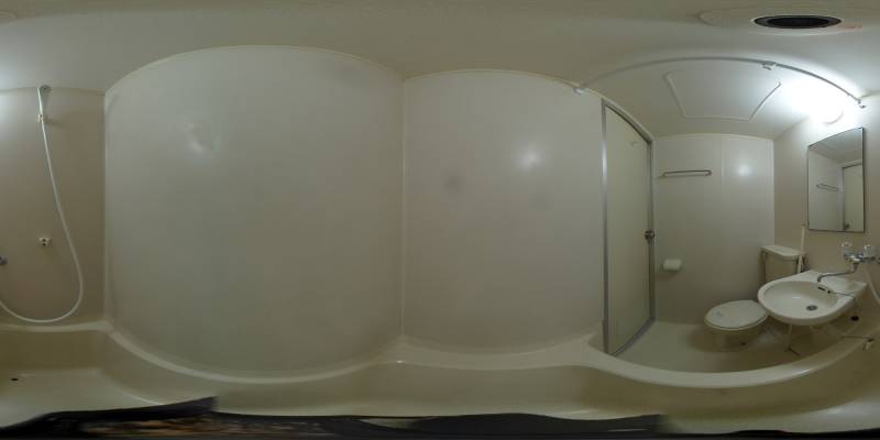 パノラマ画像バスルーム