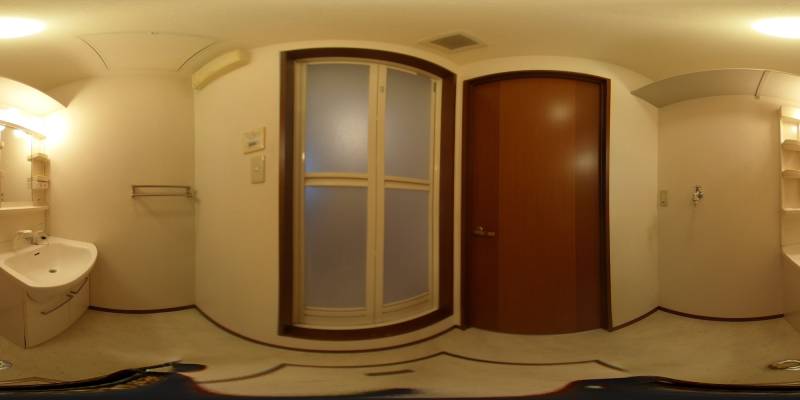 パノラマ画像洗面所