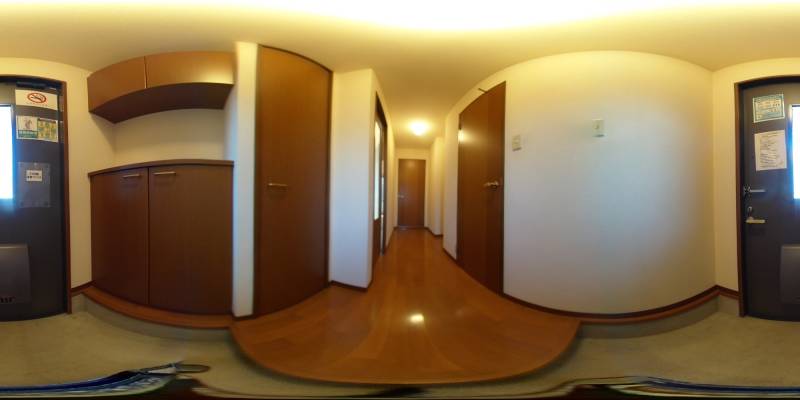 パノラマ画像玄関