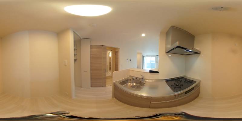 パノラマ画像キッチン