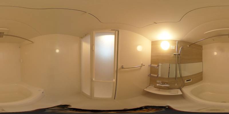 パノラマ画像バスルーム