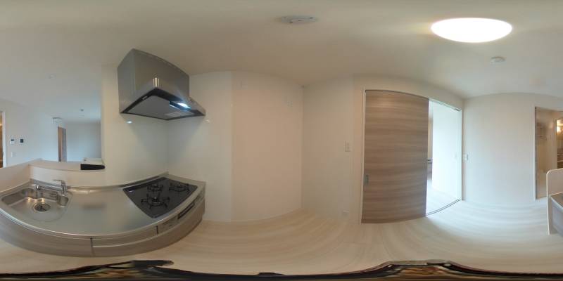 パノラマ画像キッチン