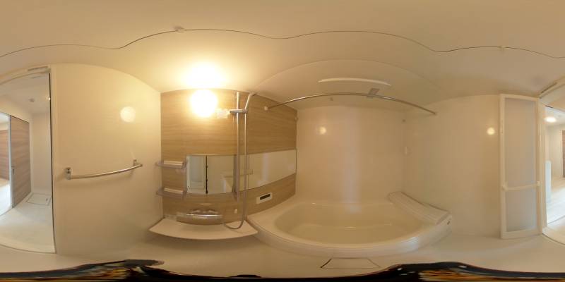 パノラマ画像バスルーム