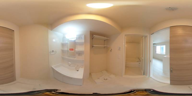 パノラマ画像洗面所