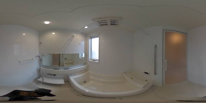 パノラマ画像バスルーム