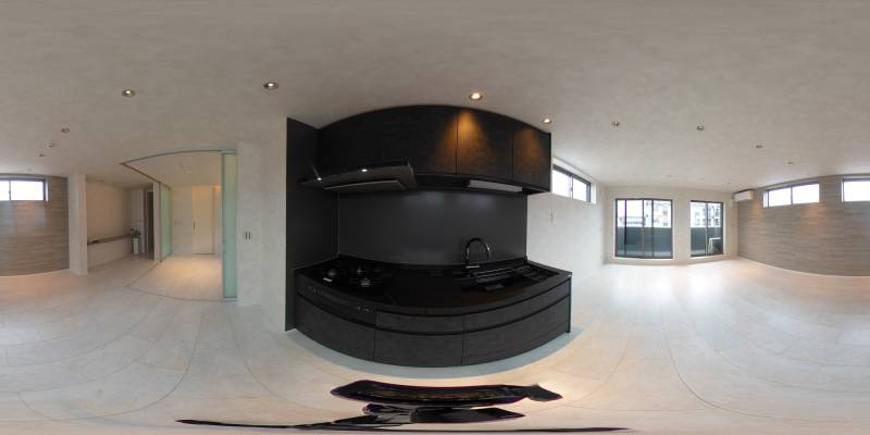 パノラマ画像キッチン