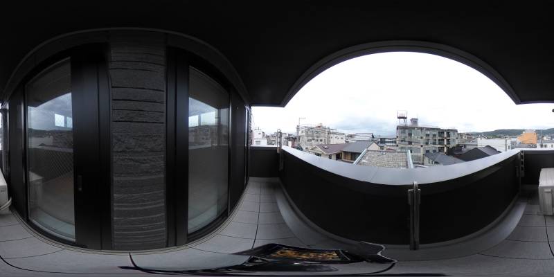 パノラマ画像バルコニー