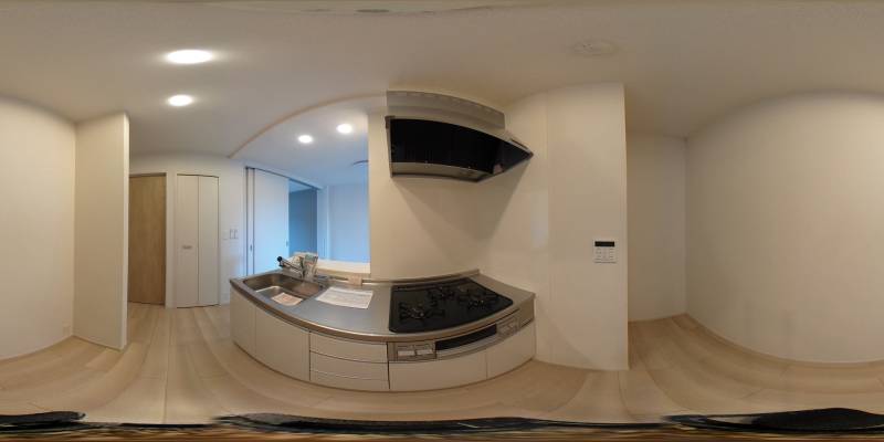 パノラマ画像キッチン