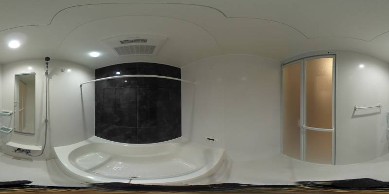 パノラマ画像バスルーム