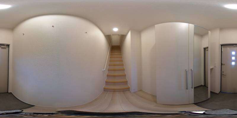 パノラマ画像玄関