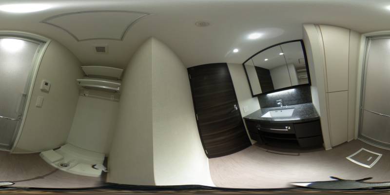 パノラマ画像洗面所