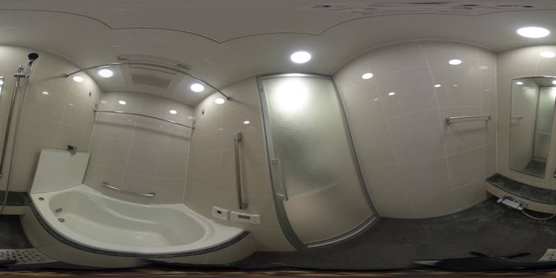 パノラマ画像バスルーム