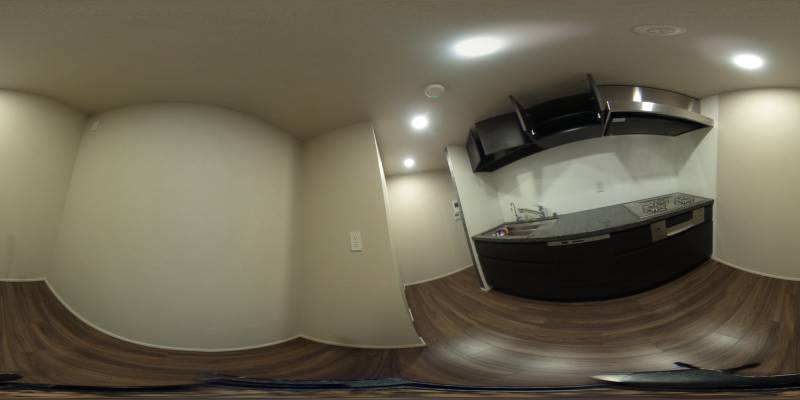 パノラマ画像キッチン