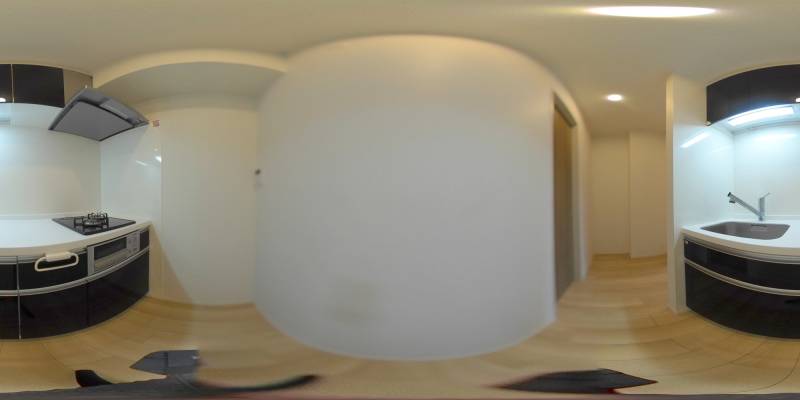 パノラマ画像キッチン