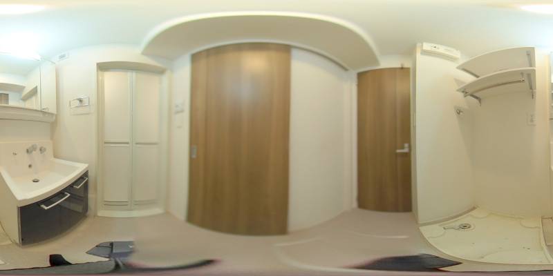 パノラマ画像洗面所