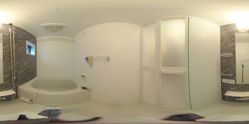 パノラマ画像バスルーム
