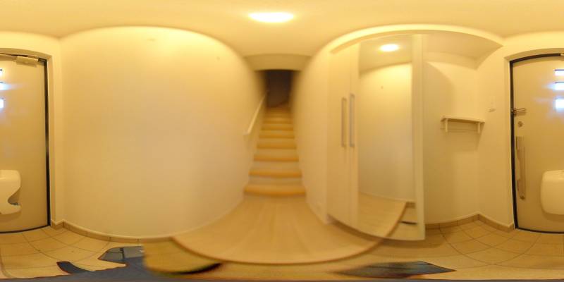 パノラマ画像玄関