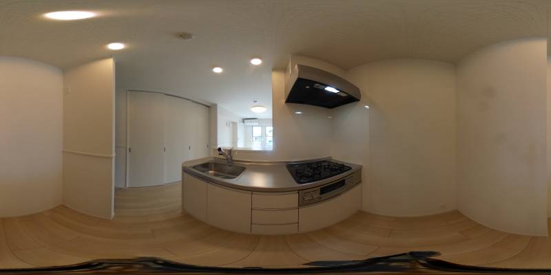 パノラマ画像キッチン