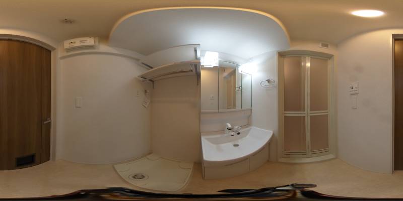 パノラマ画像洗面所