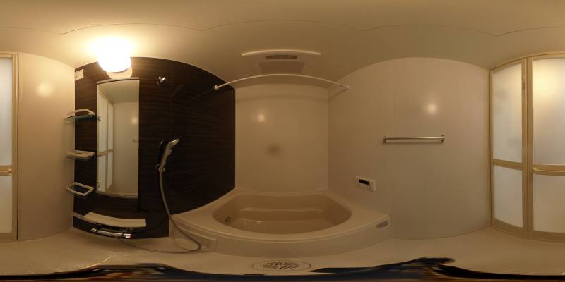 パノラマ画像バスルーム