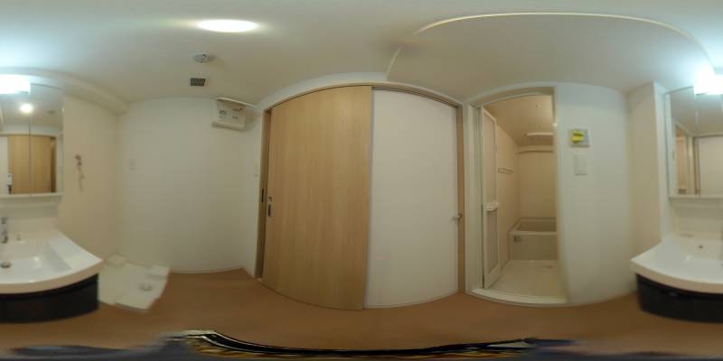 パノラマ画像洗面所