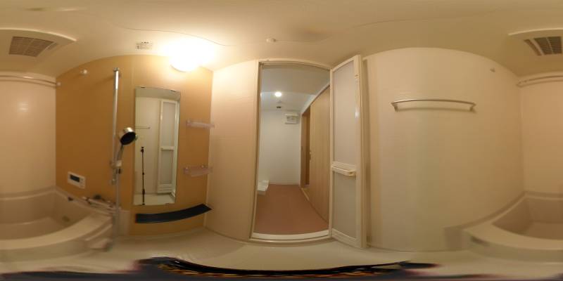 パノラマ画像バスルーム