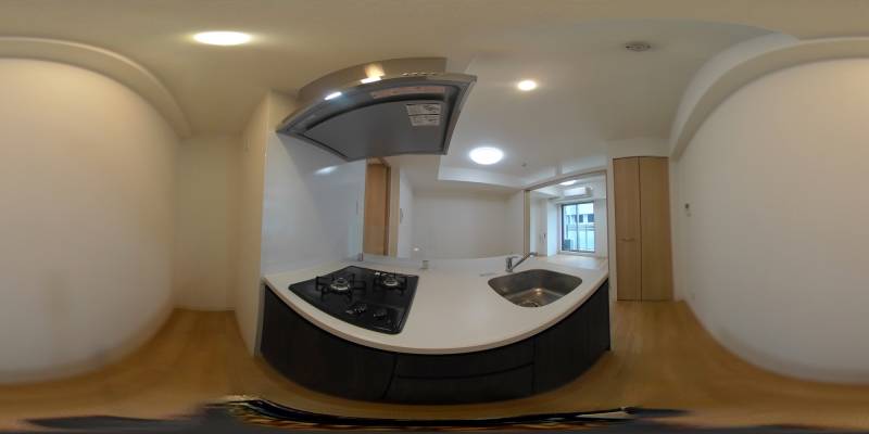 パノラマ画像キッチン