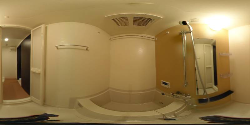 パノラマ画像バスルーム