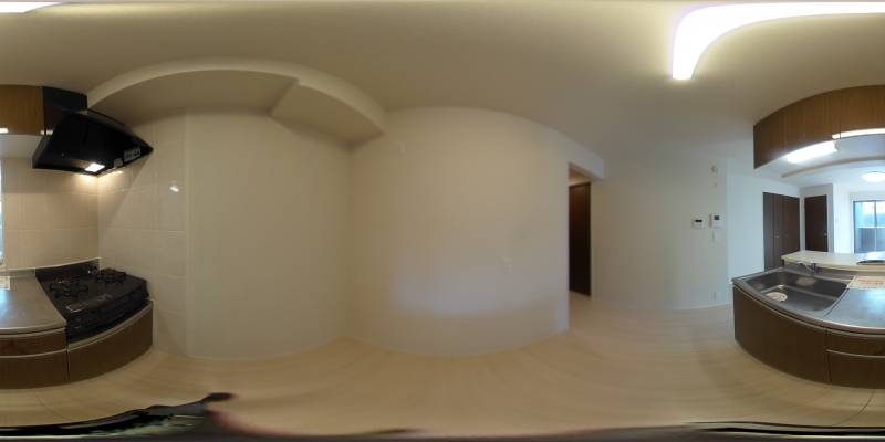 パノラマ画像キッチン