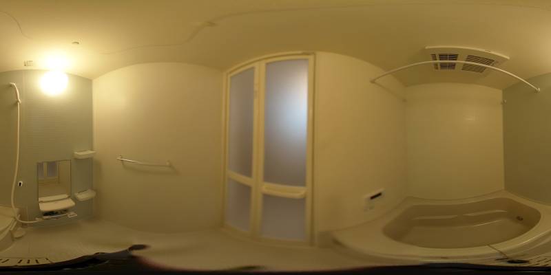 パノラマ画像バスルーム