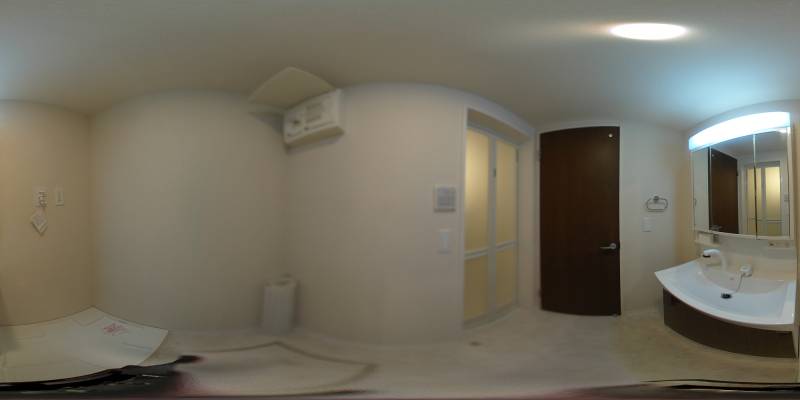 パノラマ画像洗面所