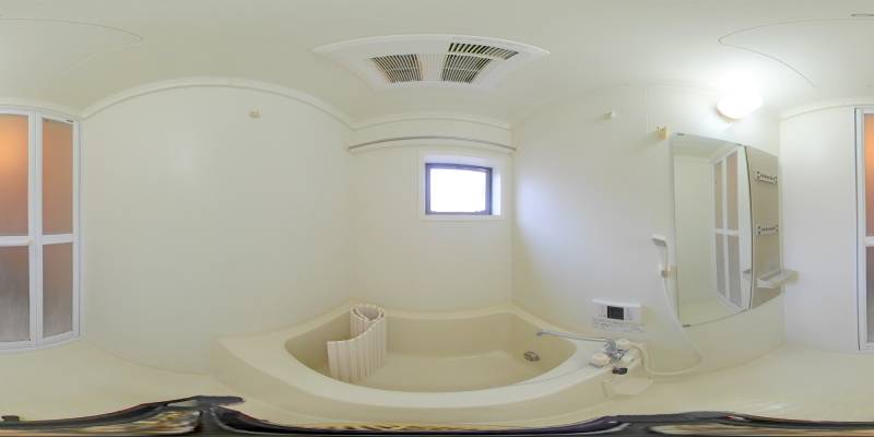 パノラマ画像バスルーム