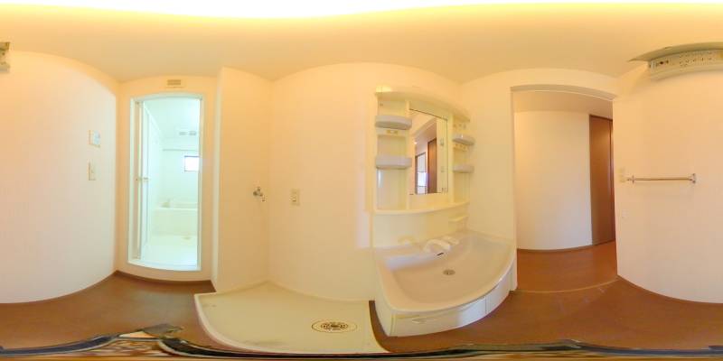 パノラマ画像洗面所