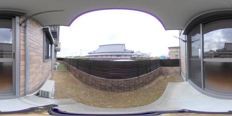 パノラマ画像バルコニー