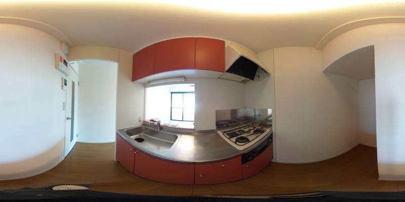 パノラマ画像キッチン