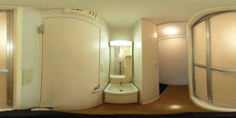 パノラマ画像洗面所